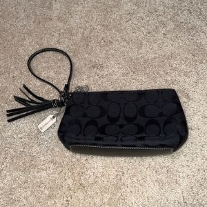 Coach Black Wristlet